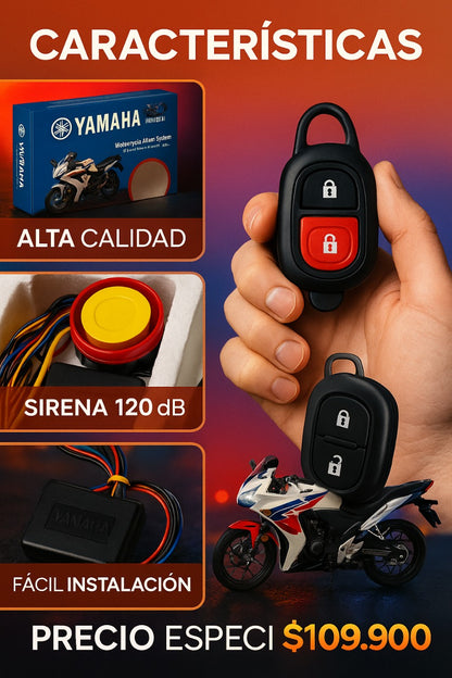 ALARMA MOTO CON ENCENDIDO A DISTANCIA EN $109.900