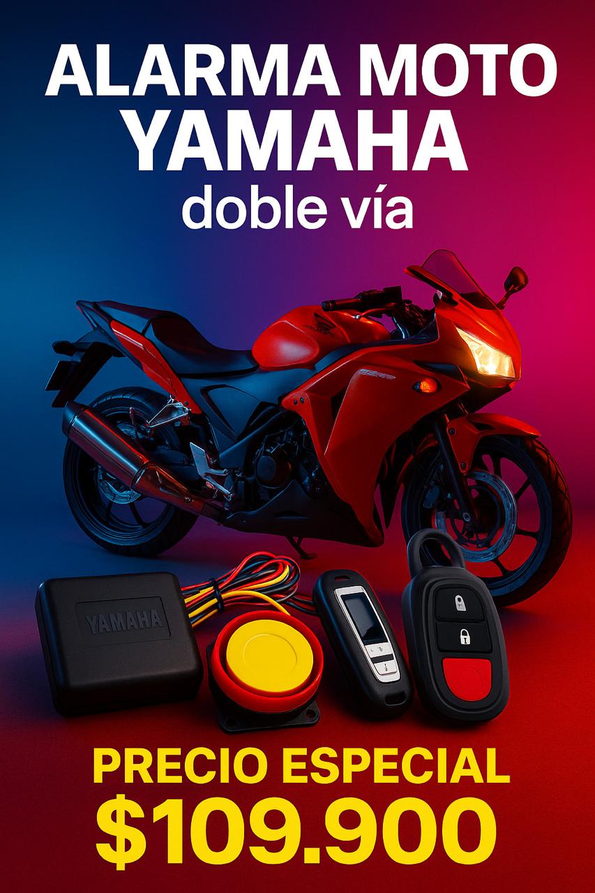 ALARMA MOTO CON ENCENDIDO A DISTANCIA EN $109.900